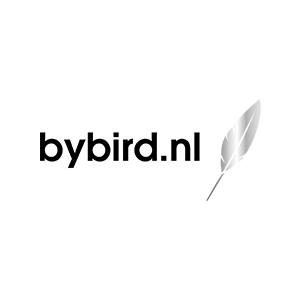 bybird.nl logo zwart wit