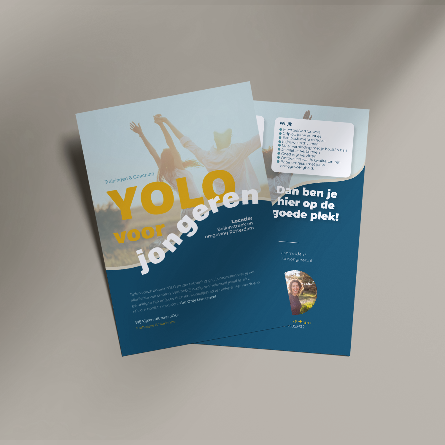 Flyer yolo voor jongeren